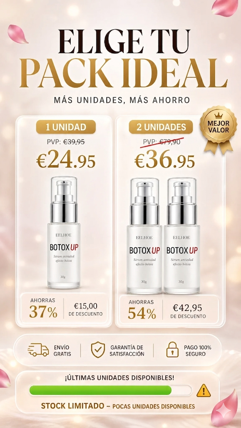 Botox Up Facial Serum — Pack 2 Unidades