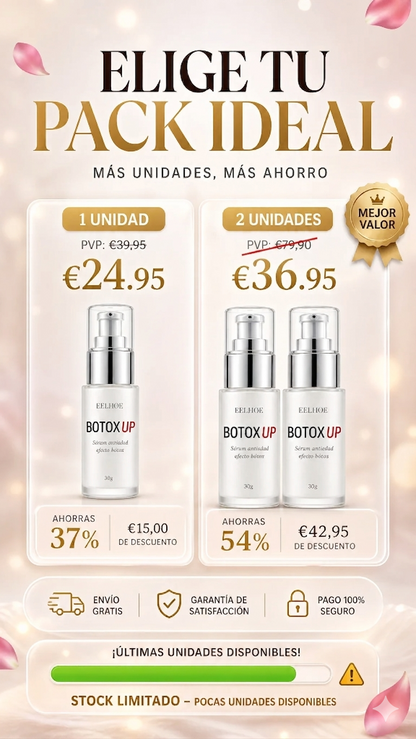 Botox Up Facial Serum — Pack 2 Unidades
