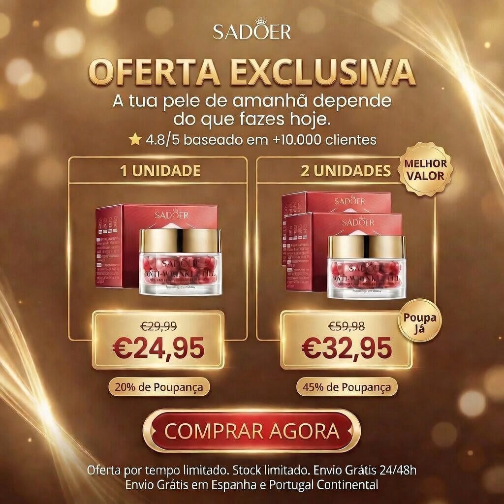 Pack Duplo: Cápsulas Antirrugas Sadoer (2 Unidades)