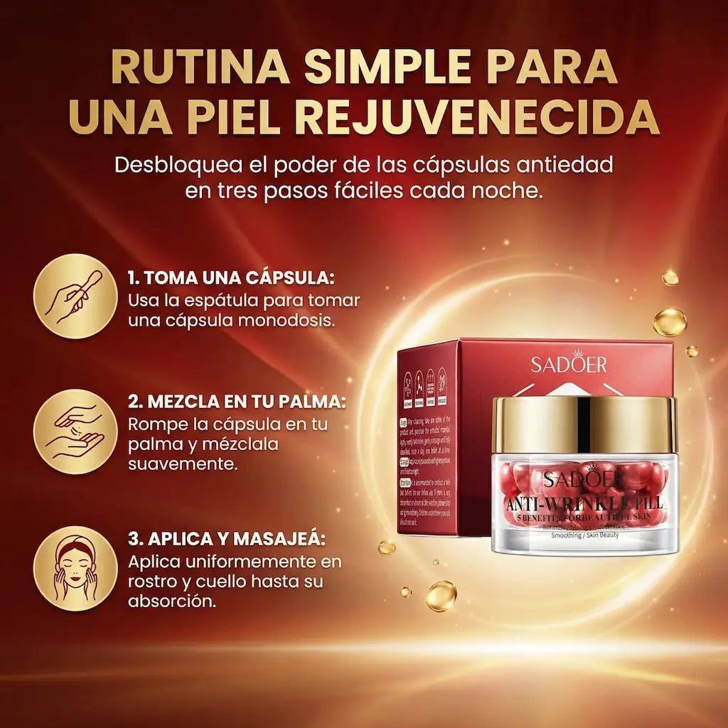 Cápsulas Antiarrugas 5 en 1 – SADOER (50 g)